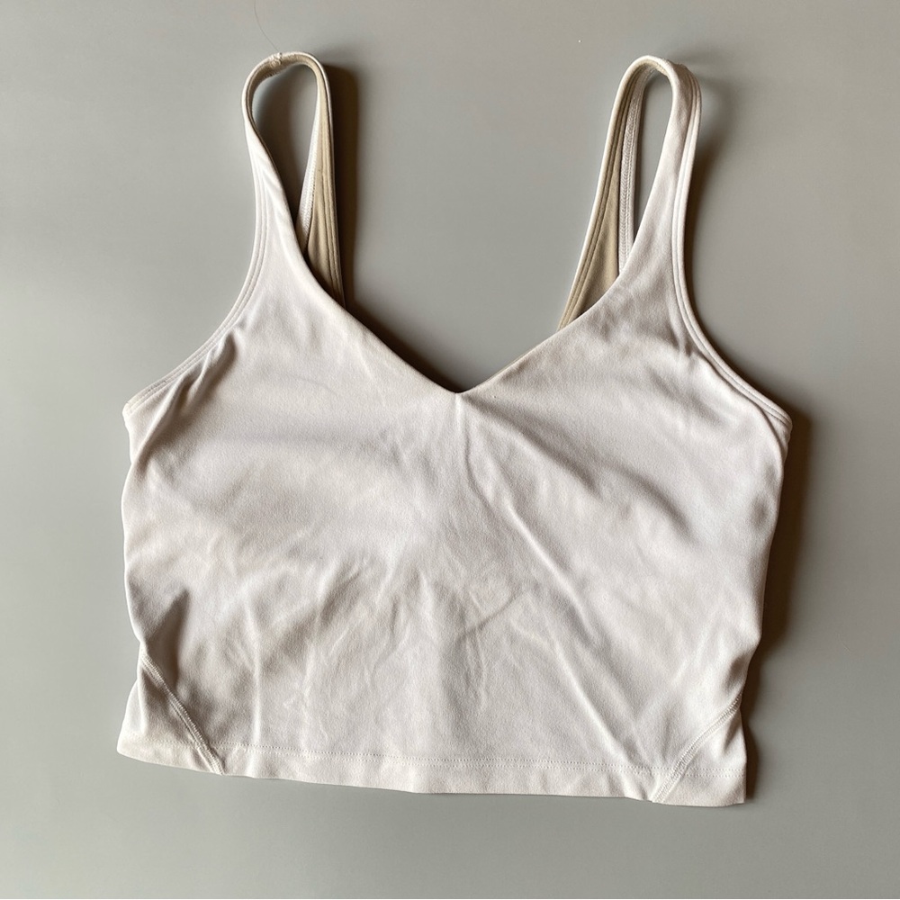 Lululemon white Align Tank top size 6